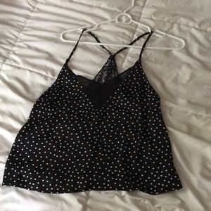 Kendall and Kylie polka dot tank